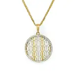 Zawieszka ze złota w dwóch kolorach Zawieszka ze złota w dwóch kolorach